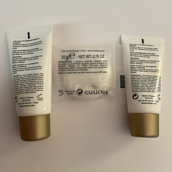 Sothys Paris invigorating body lotion and scented soap - Picture 2 of 5